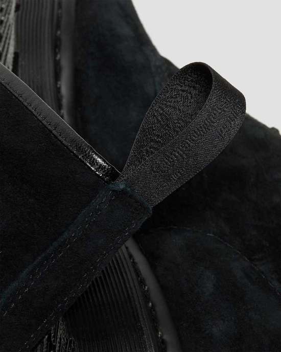 Botas Con Cordones Dr. Martens 1460 Mono Suede Hombre Negros MX-21083